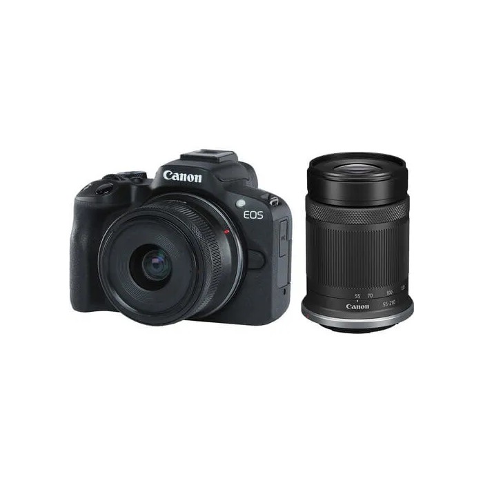 Canon EOS R50 + RF-S 18-45mm & 55-210mm %separator% %shop-name% Canon EOS R50 + RF-S 18-45mm & 55-210mm %separator% %shop-name%