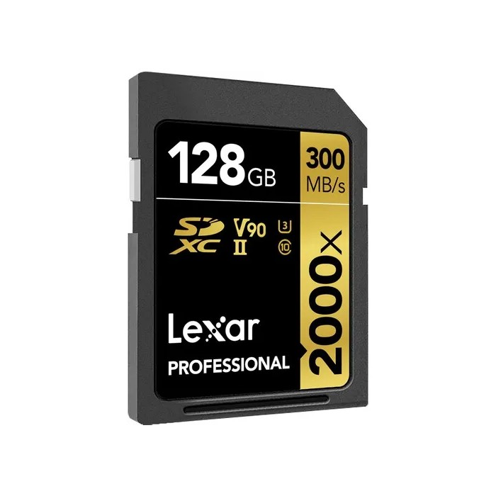 Lexar Professional SDXC UHS-II Series Gold 128GB V90 | FotoCineColor Lexar Professional SDXC UHS-II Series Gold 128GB V90 | FotoCineColor