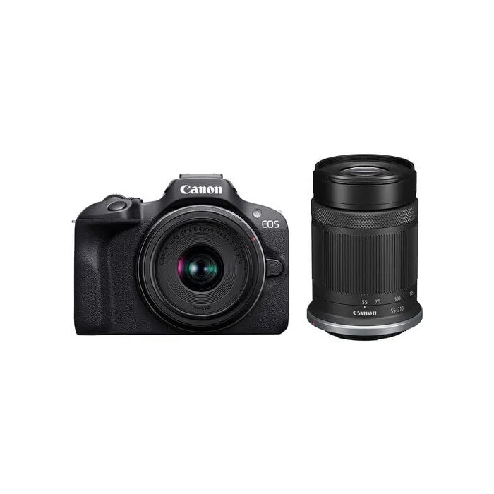 CANON EOS R100 + 18-45mm + 55-210mm CANON EOS R100 + 18-45mm + 55-210mm