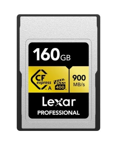 LEXAR CFEXPRESS 160GB 900MB/S TIPO A GOLD TARJETA DE MEMORIA