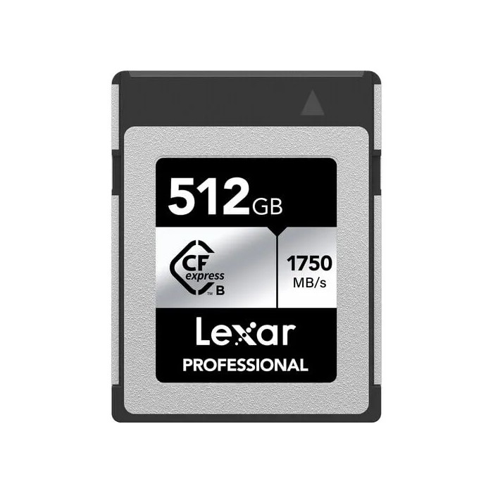 LEXAR CFEXPRESS 512GB TIPO B 1750 MB/S SILVER LEXAR CFEXPRESS 512GB TIPO B 1750 MB/S SILVER