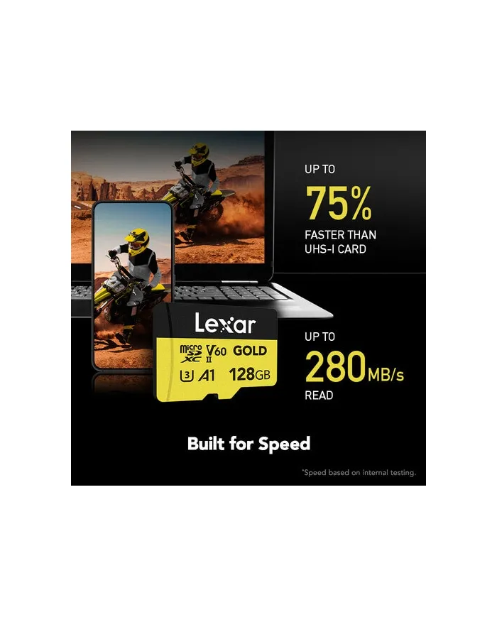 EL MEJOR PRECIO LEXAR MICRO SD 128GB V60 280MB/S