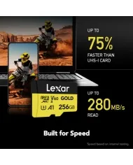 EL MEJOR PRECIO LEXAR MICRO SD 256GB V60 280MB/S