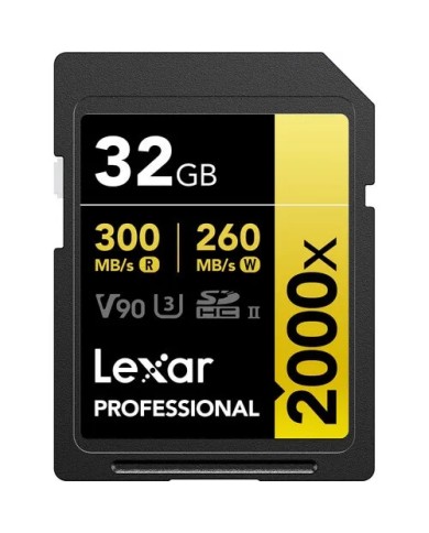 LEXAR SD 32GB V90 2000X UHS-II