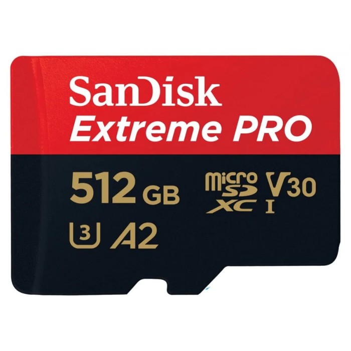 SANDISK MICRO SD 512GB EXTREME PRO V30 SANDISK MICRO SD 512GB EXTREME PRO V30