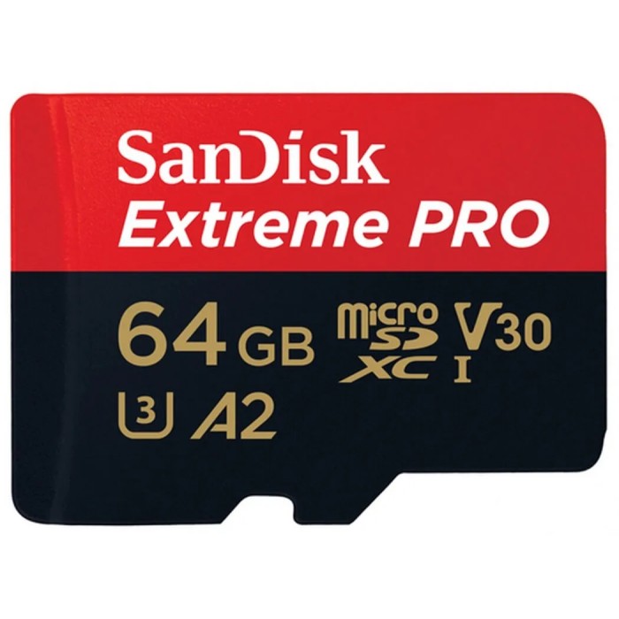 SANDISK MICRO SD 64GB EXTREME PRO V30 SANDISK MICRO SD 64GB EXTREME PRO V30