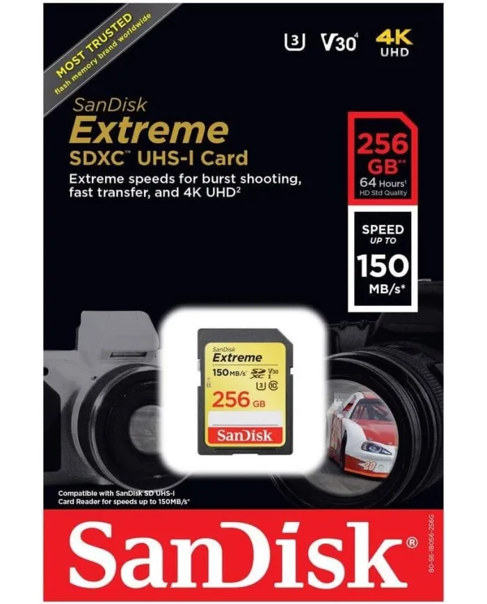 EL MEJOR PRECIO SANDISK SDXC UHS-I 256GB 150MB/S