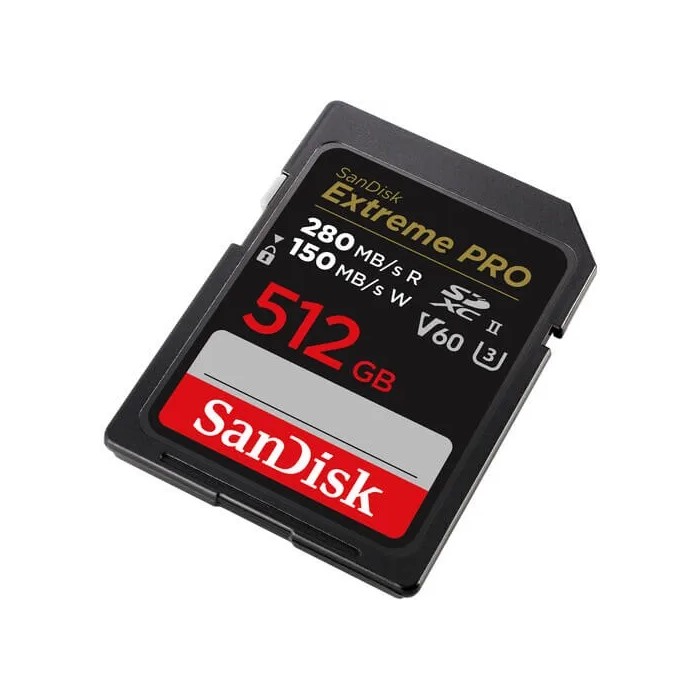 COMPRAR SANDISK SDXC EXTREME PRO 512GB V60 UHS-II 280 MB/S COMPRAR SANDISK SDXC EXTREME PRO 512GB V60 UHS-II 280 MB/S