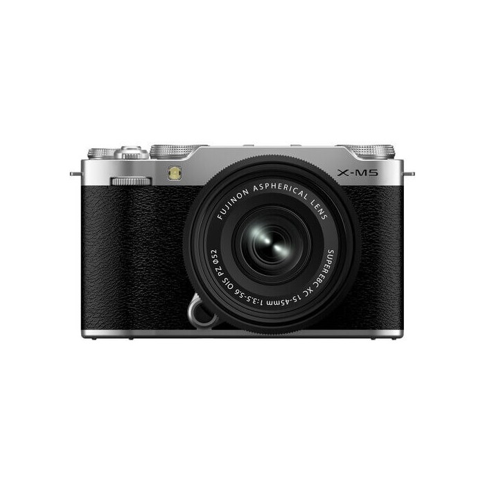 FUJIFILM X-M5 KIT XC 15-45mm f3.5-5.6 SILVER CÁMARA MIRRORLESS FUJIFILM X-M5 KIT XC 15-45mm f3.5-5.6 SILVER CÁMARA MIRRORLESS