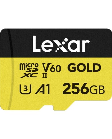 LEXAR PROFESSIONAL GOLD MICRO SD 256GB V60 280mb/s UHS-II