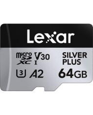 comprar LEXAR MICRO SDXC PROFESSIONAL SILVER PLUS 64GB V30 UHS-I CON ADAPTADOR