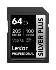 LEXAR SDXC 64GB V30 PROFESSIONAL SILVER PLUS 205mb/s UHS-I LEXAR SDXC 64GB V30 PROFESSIONAL SILVER PLUS 205mb/s UHS-I