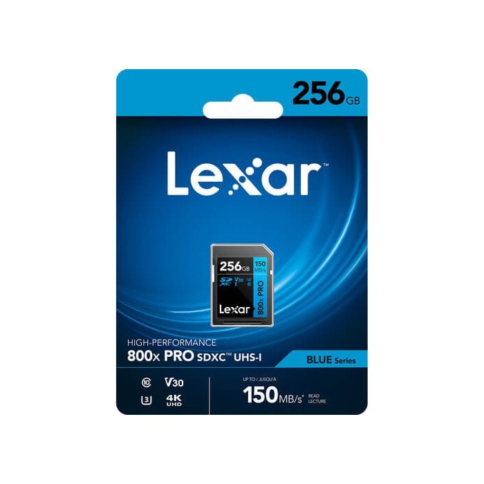 COMPRAR LEXAR SDXC 256GB V30 BLUE SERIES 120mb/s UHS-I COMPRAR LEXAR SDXC 256GB V30 BLUE SERIES 120mb/s UHS-I
