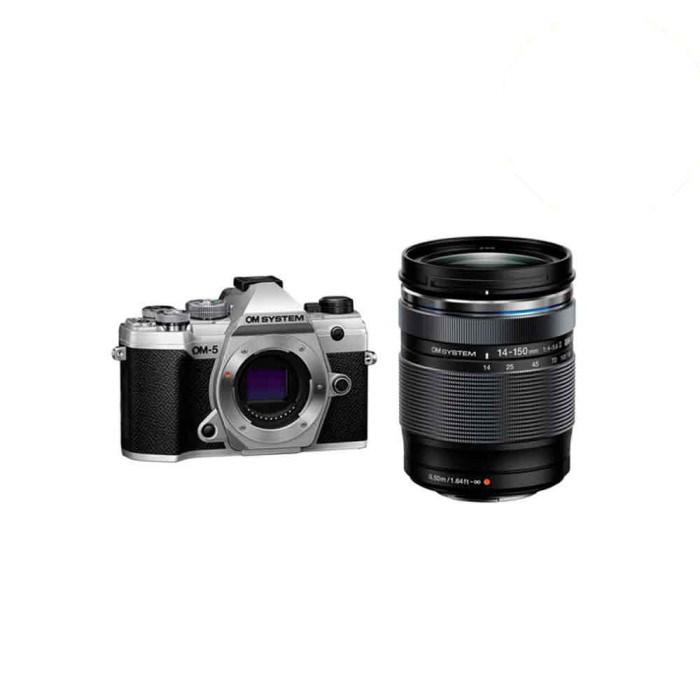 OM SYSTEM OM-5 + 14-150mm PLATA CÁMARA MIRRORLESS OM SYSTEM OM-5 + 14-150mm PLATA CÁMARA MIRRORLESS