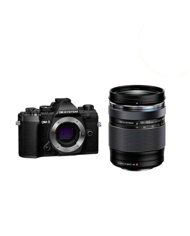 OM SYSTEM OM-5 + 14-150mm NEGRA CÁMARA MIRRORLESS