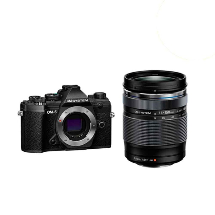 OM SYSTEM OM-5 + 14-150mm NEGRA CÁMARA MIRRORLESS OM SYSTEM OM-5 + 14-150mm NEGRA CÁMARA MIRRORLESS