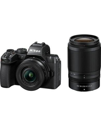 NIKON Z50 II + 16-50mm f3.5-6.3 + 50-250mm f4.5-6.3 CÁMARA MIRRORLESS