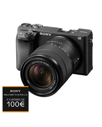 SONY A6400 + 18-135mm CÁMARA MIRRORLESS