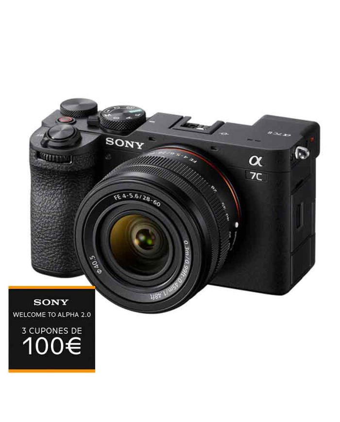 SONY a7C II + 28-60mm (NEGRO) CÁMARA MIRRORLESS