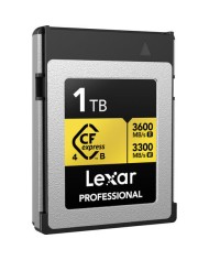 El MEJOR PRECIO LEXAR PROFESSIONAL CFEXPRESS 1TB GOLD SERIES 4.0 B TIPO TARJETA DE MEMORIA