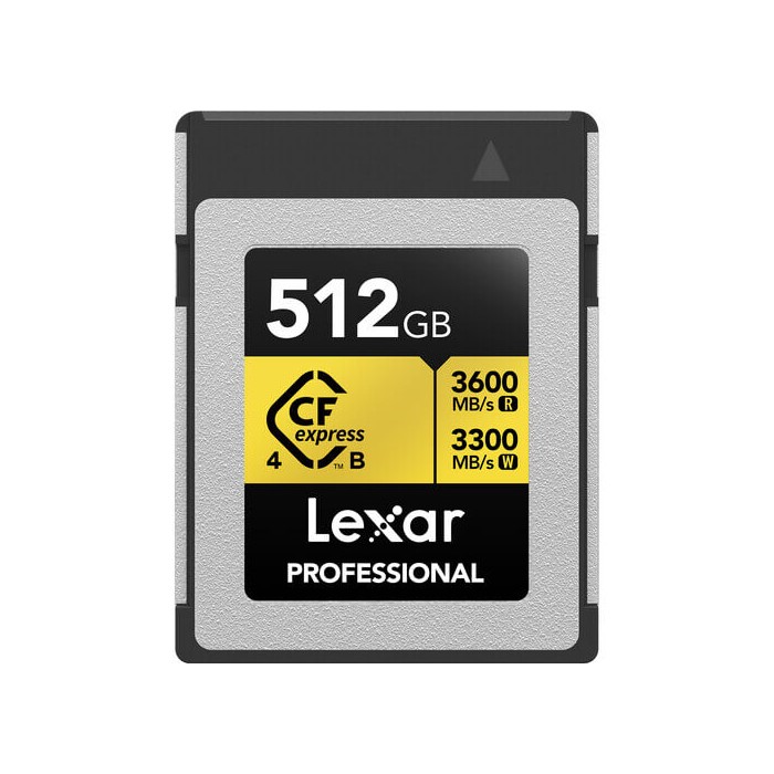 LEXAR PROFESSIONAL CFEXPRESS 512GB GOLD SERIES 4.0 B TIPO TARJETA DE MEMORIA LEXAR PROFESSIONAL CFEXPRESS 512GB GOLD SERIES 4.0 B TIPO TARJETA DE MEMORIA