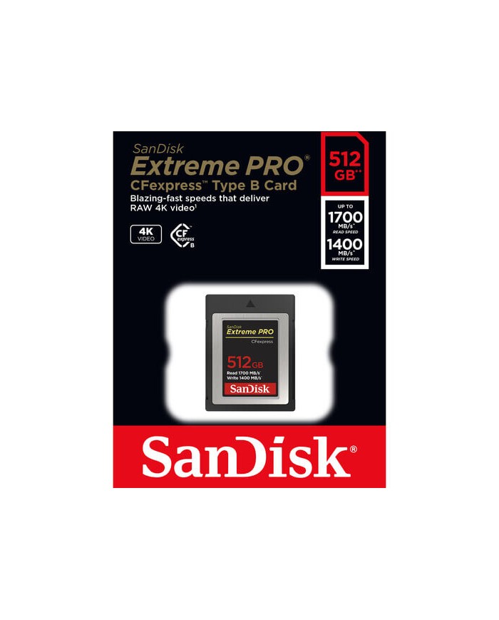 El MEJOR PRECIO SANDISK EXTREME PRO CFEXPRESS 512GB TARJETA DE MEMORIA