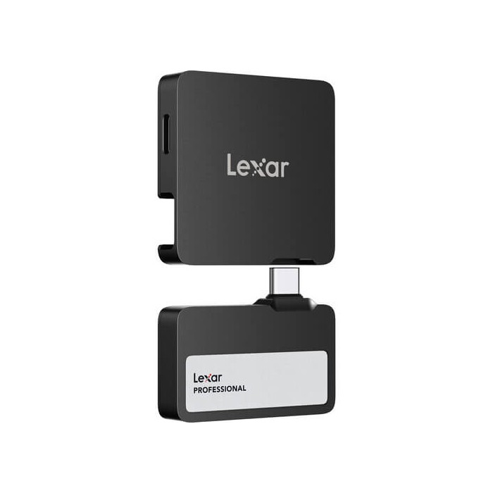 LEXAR 2TD PROFESSIONAL GO PRORTABLE SSD with Hub (Negra) LEXAR 2TD PROFESSIONAL GO PRORTABLE SSD with Hub (Negra)