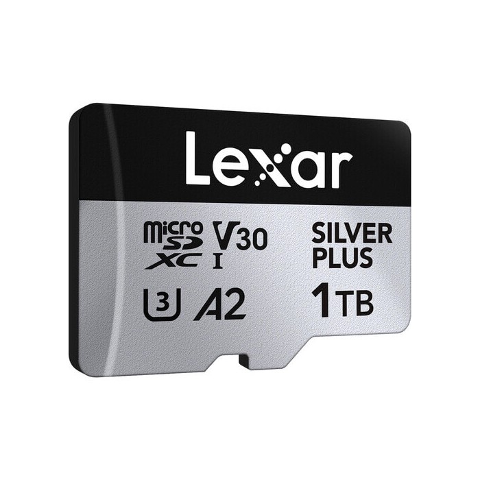 COMPRAR LEXAR MICROSDXC PROFESSIONAL SILVER PLUS 1TB V30 TARJETA DE MEMORIA CON SD ADAPTOR COMPRAR LEXAR MICROSDXC PROFESSIONAL SILVER PLUS 1TB V30 TARJETA DE MEMORIA CON SD ADAPTOR