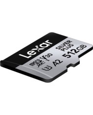El MEJOR PRECIO LEXAR MICROSDXC PROFESSIONAL SILVER PLUS 512GB V30 TARJETA DE MEMORIA CON SD ADAPTOR