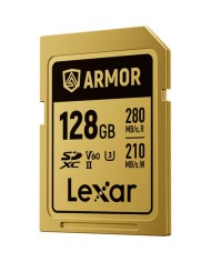 El MEJOR PRECIO LEXAR ARMOR GOLD 128GB V60 UHS-II SDXC TARJETA DE MEMORIA
