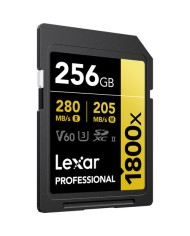 El MEJOR PRECIO LEXAR 256GB PROFESSIONAL 1800x UHS-II SDXC TARJETA DE MEMORIA