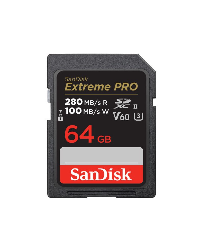 COMPRAR SANDISK 64GB EXTREME PRO V60 UHS-II SDXC TARJETA DE MEMORIA