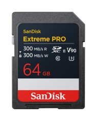 SANDISK 64GB EXTREME PRO V90 UHS-II SDXC TARJETA DE MEMORIA SANDISK 64GB EXTREME PRO V90 UHS-II SDXC TARJETA DE MEMORIA