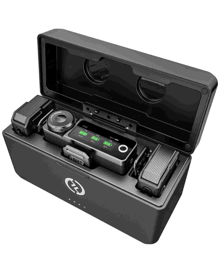 HOLLYLAND LARK MAX DUO CON 2 MICRÓFONOS BAJOS HOLLYLAND LARK MAX DUO CON 2 MICRÓFONOS BAJOS