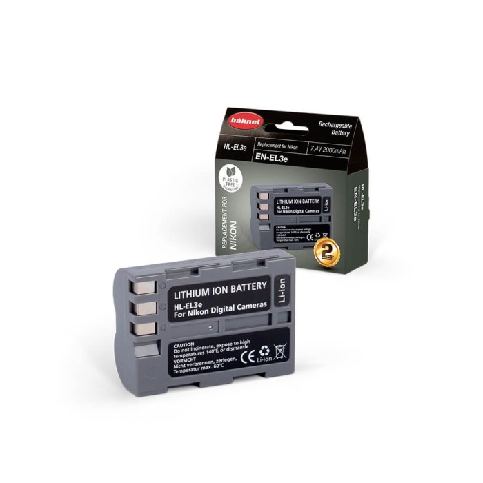 HAHNEL EN-EL3 BATERÍA PARA NIKON (EN-EL3E) HAHNEL EN-EL3 BATERÍA PARA NIKON (EN-EL3E)