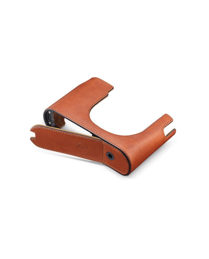 LEICA 19652 MEDIO ESTUCHE Q3 CUERO COÑAC