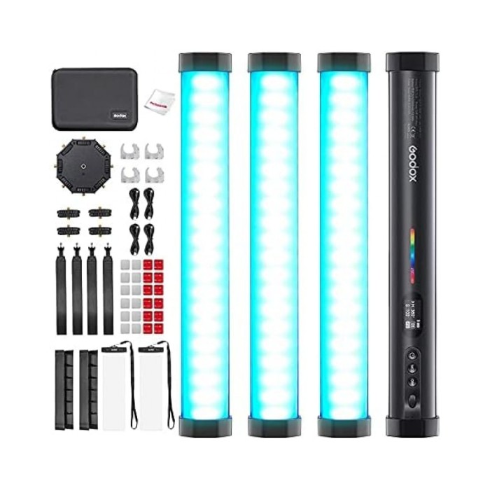 GODOX TL30-K4 TUBE LIGHT RGB 4-LIGHT KIT GODOX TL30-K4 TUBE LIGHT RGB 4-LIGHT KIT