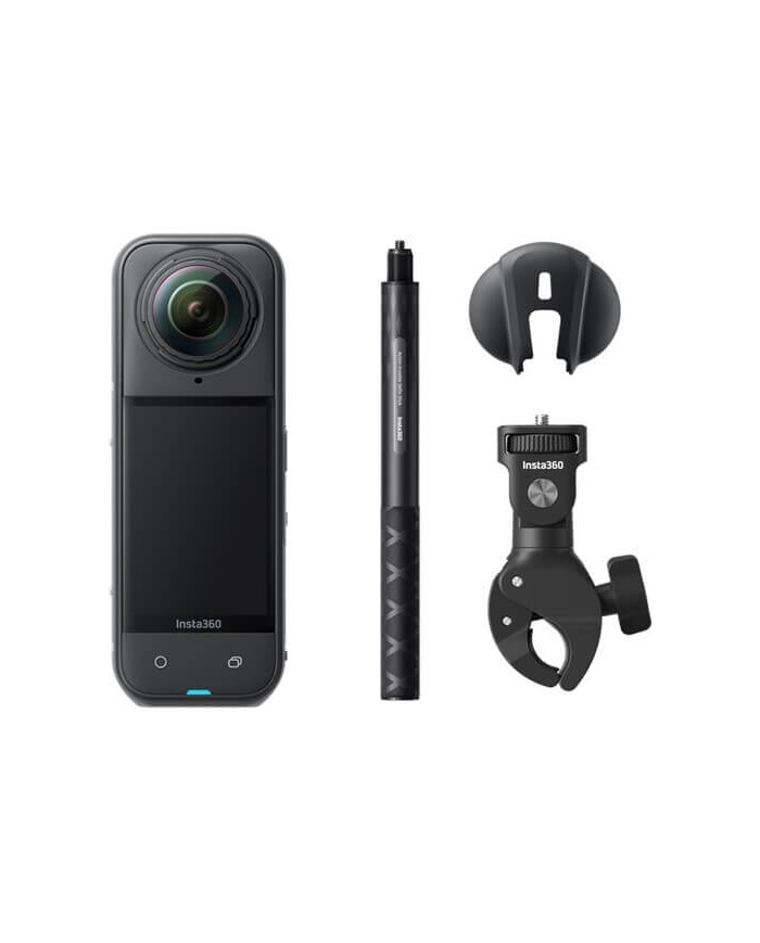 INSTA360 X5 360 ACCIÓN DE CÁMARA MOTOCICLETAS DE MÚLTIPLES VISTAS DE PAQUETE