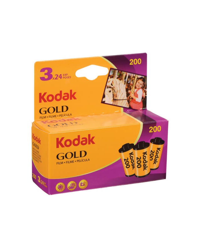 KODAK GOLD 200 COLOR EN NEGATIVA PELÍCULA (24 EXPOSICIONE /PAQUETE DE 3) KODAK GOLD 200 COLOR EN NEGATIVA PELÍCULA (24 EXPOSICIONE /PAQUETE DE 3)