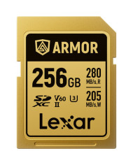 LEXAR ARMOR GOLD 256GB V60 UHS-II SDXC TARJETA DE MEMORIA LEXAR ARMOR GOLD 256GB V60 UHS-II SDXC TARJETA DE MEMORIA