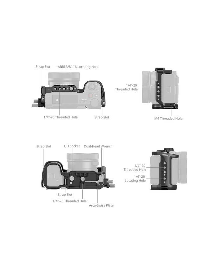 El MEJOR PRECIO SMALLRIG CAMERA CAGE CON LADO DERECHO EMPUÑADURA PARA (SONY ZV-E10)