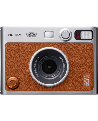 FUJIFILM INSTAX MINI EVO HÍBRIDA CÁMARA INSTANTÁNEA (MARRÓN)