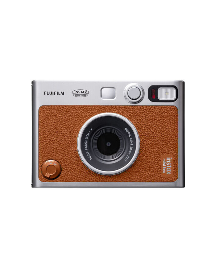 FUJIFILM INSTAX MINI EVO HÍBRIDA CÁMARA INSTANTÁNEA (MARRÓN)