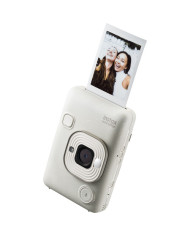 El MEJOR PRECIO FUJIFILM INSTAX MINI LIPLAY HÍBRIDA CÁMARA INSTANTÁNEA (BLANCO BRUMOSO)