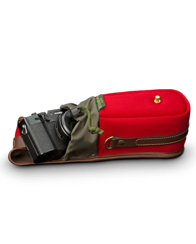 BILLINGHAM TEN-16 CÁMARA PARA BOLSA (BORGOÑA/CHOCOLATE)