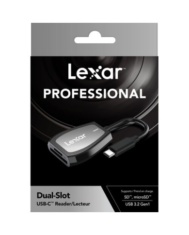 LEXAR LRW470U USB-C READER DUAL-SLOT