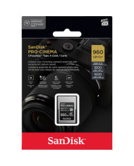 El MEJOR PRECIO SANDISK PRO-CINE CFEXPRESS 960GB TIPO A TARJETA DE MEMORIA