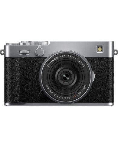 FUJIFILM X-E5 CÁMARA MIRRORLESS CON XF 23mm f/2.8 (PLATA)