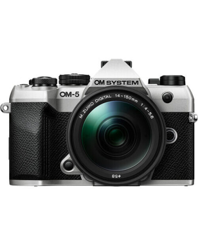 OM SYSTEM OM-5 MARK II CÁMARA MIRRORLESS CON 14-150 MM F/4-5,6 II (PLATA)
