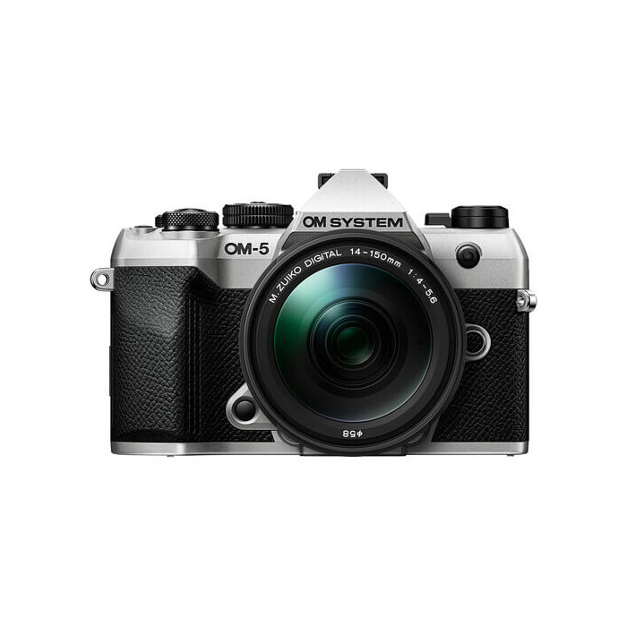 OM SYSTEM OM-5 MARK II CÁMARA MIRRORLESS CON 14-150 MM F/4-5,6 II (PLATA) OM SYSTEM OM-5 MARK II CÁMARA MIRRORLESS CON 14-150 MM F/4-5,6 II (PLATA)